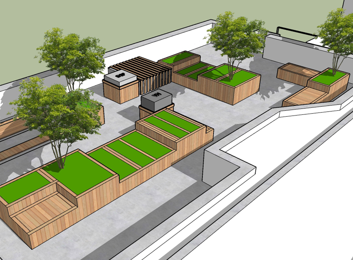 Amenagement de toit terrases